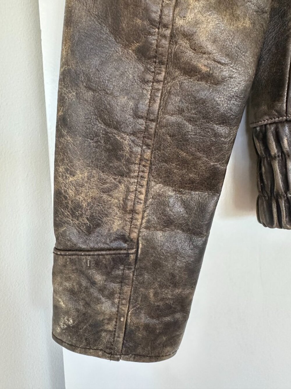 COLLECTOR'S ITEM. Ralph Lauren Vintage Leather Jacket, Small. - Picture 4 of 8